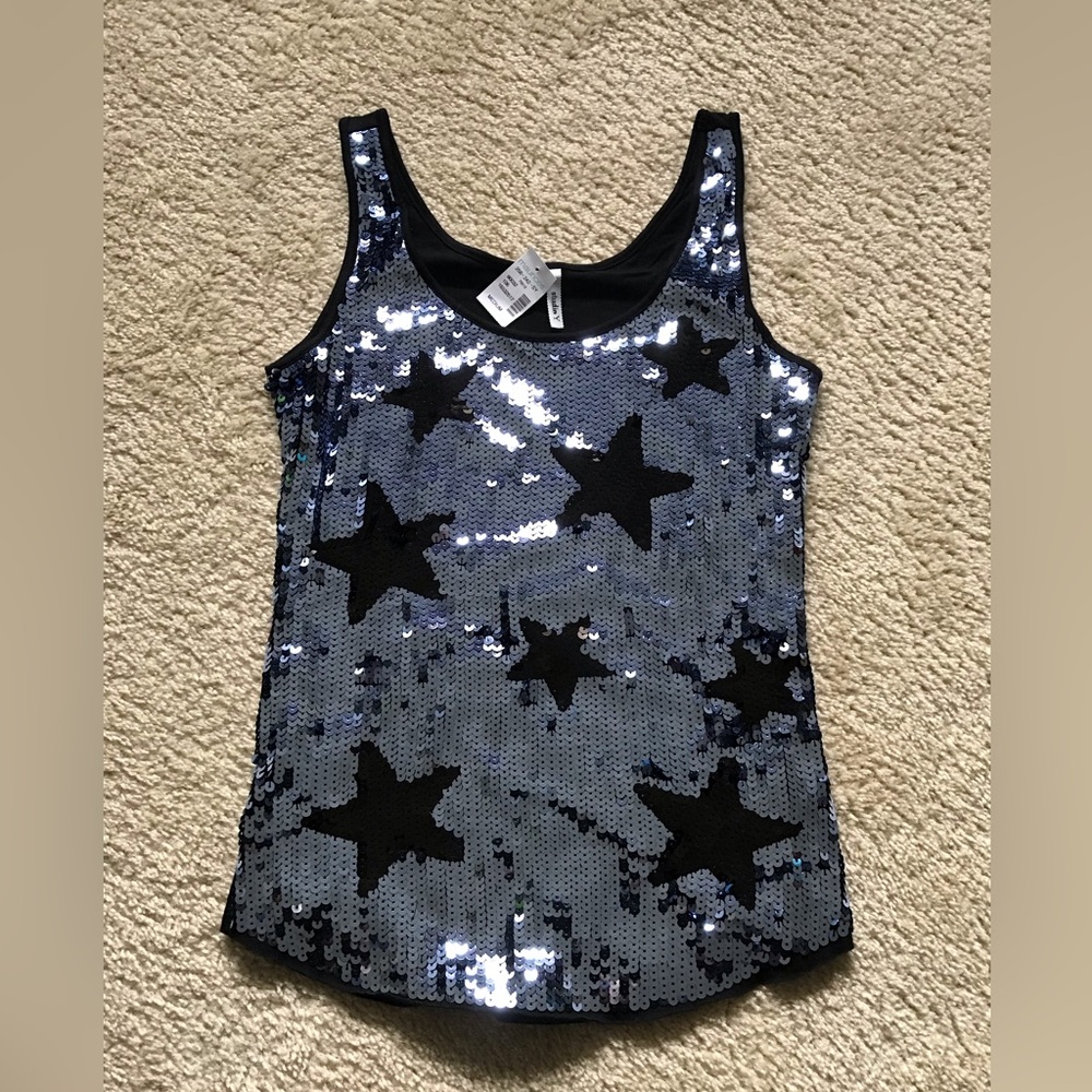 Maurices Studio Y Sequin Star Tank Top